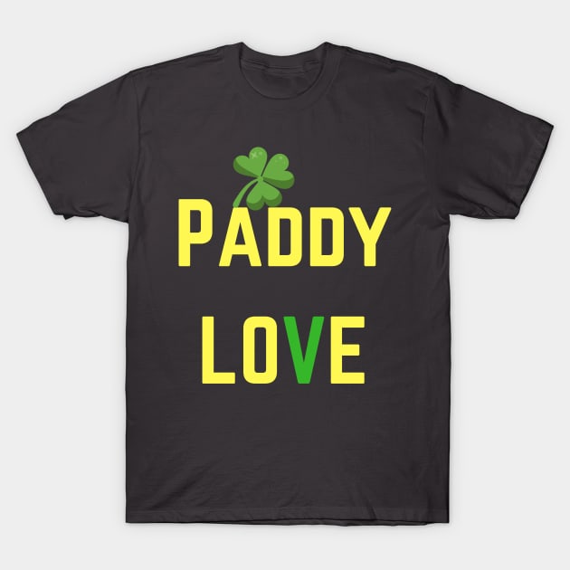 We love this 'Paddy Love' design! Perfect for St Patricks Day! T-Shirt by Valdesigns